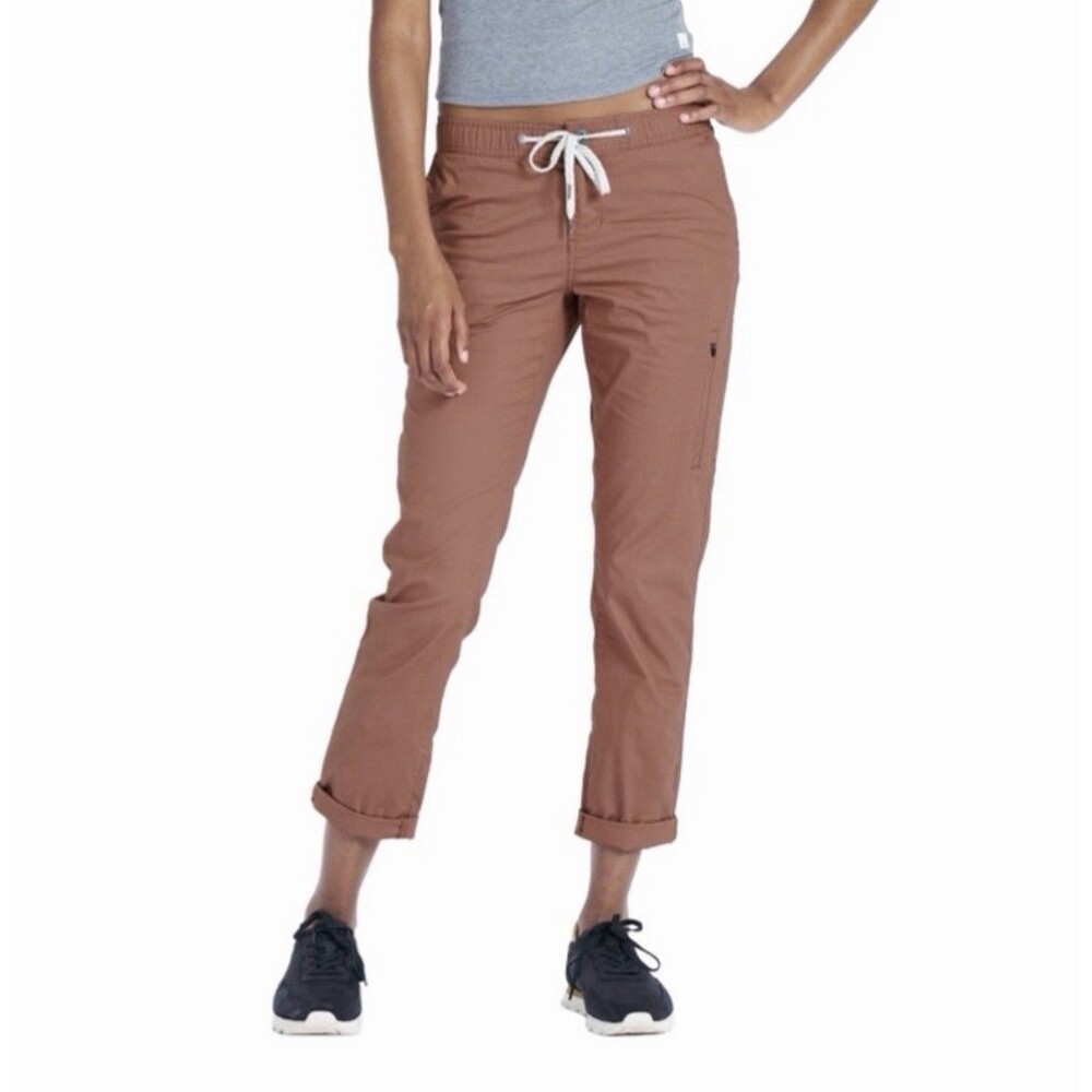 Vuori Ripstop Pants Dusty Mauve Womens Medium Outdoor Straight Leg Hiking